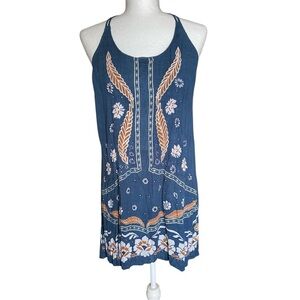 O'Neill Floral Print Mini Halter Dress S